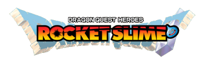 Dragon Quest Heroes Rocket Slime title screen for Nintendo DS